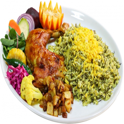  عکس باقلا پلوبامرغ فرپز ران